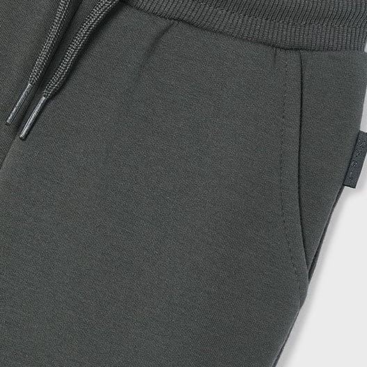 Mayoral Basic cuffed fleece trousers Blackboard 725