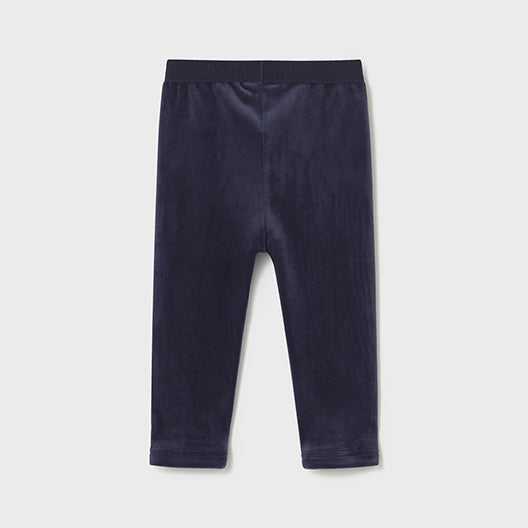 Mayoral Basic velvet leggings Navy 727