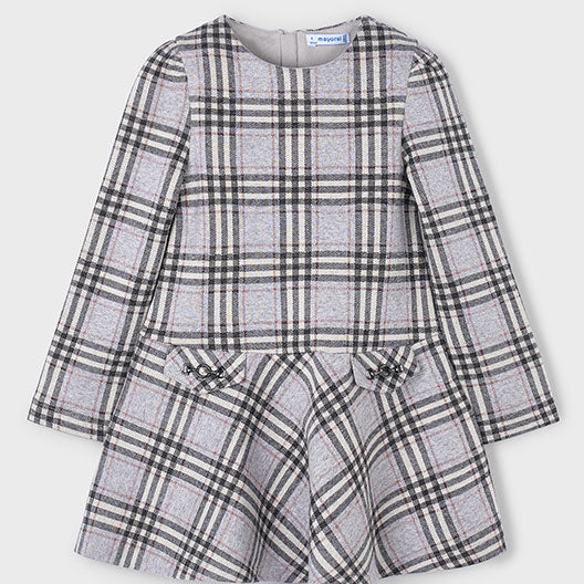 Mayoral Knit dress Silver 4921