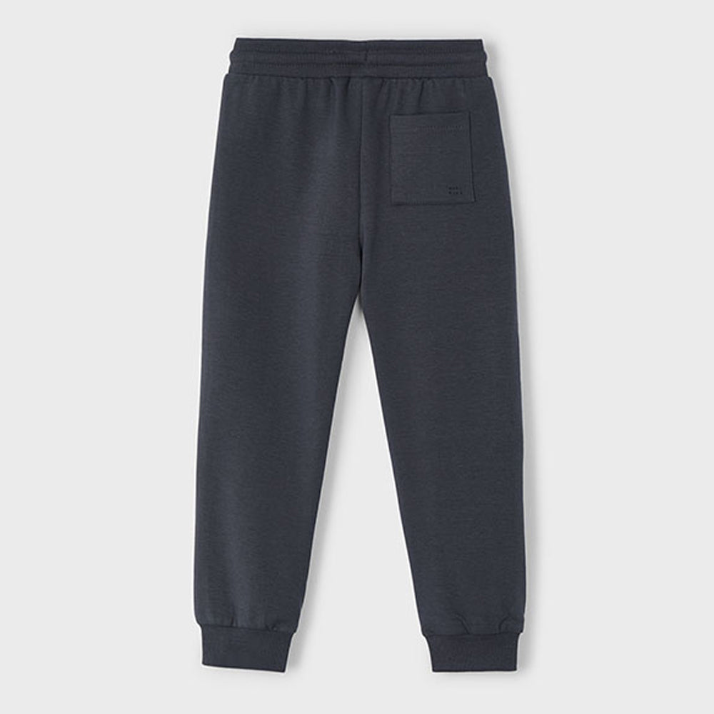 Mayoral Boys Basic Cuffed Fleece Trousers Asphalt 742