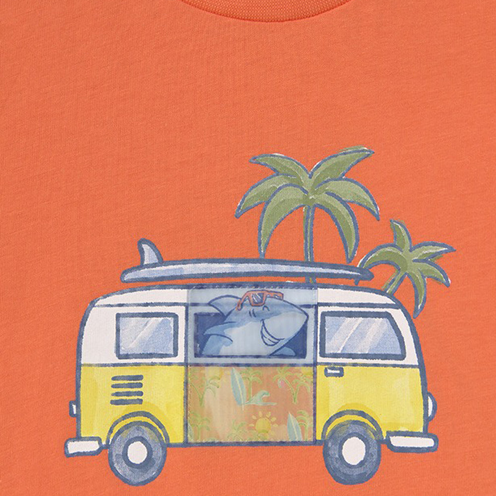 Mayoral Baby Boys S/S T-Shirt Coral 1063
