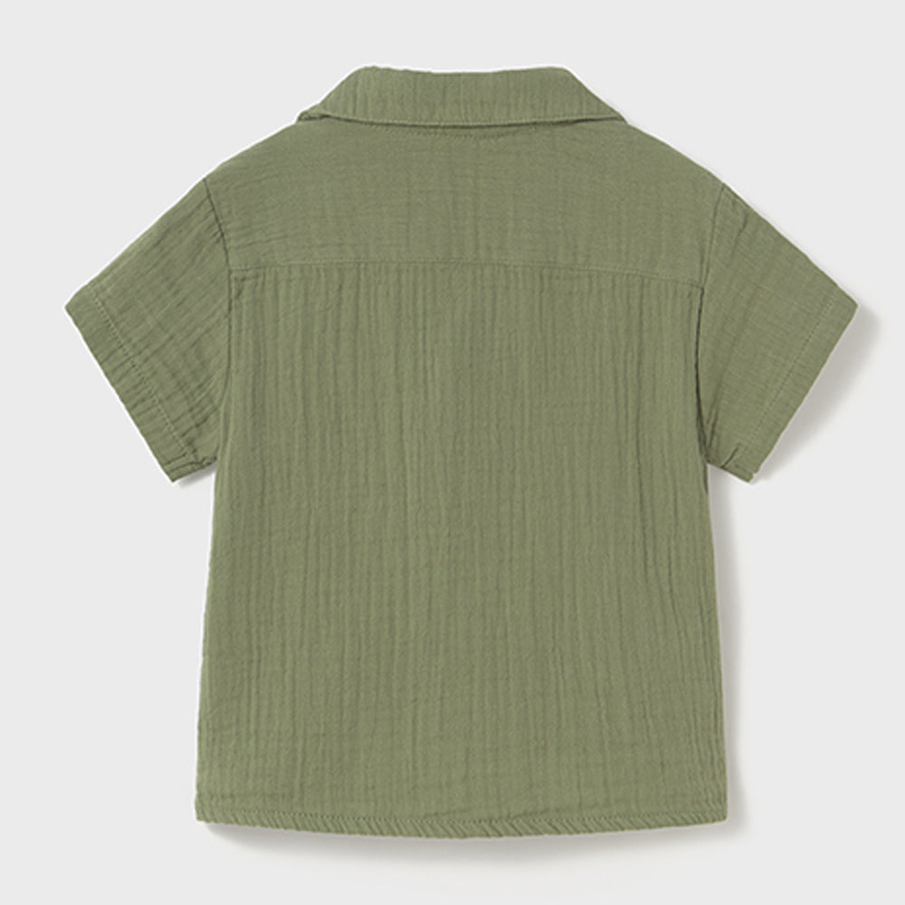 Mayoral Baby Boys S/S Shirt Sage 1111