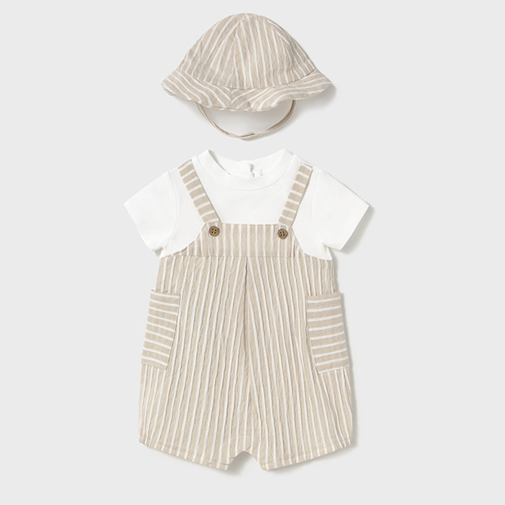 Mayoral Baby Boys Short Bodysuit W/ Hat Root 1602