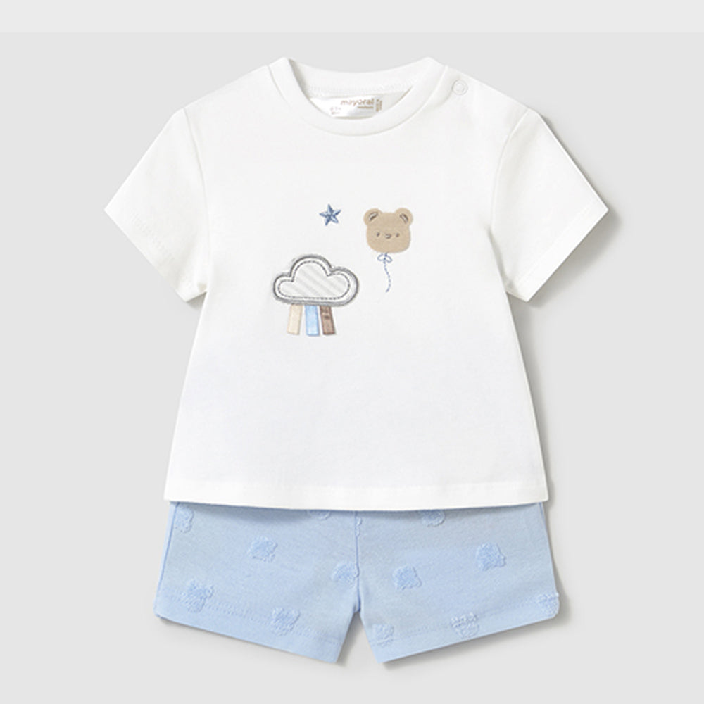 Mayoral Baby Boys Knit Set (4 Garments) Sky 1609