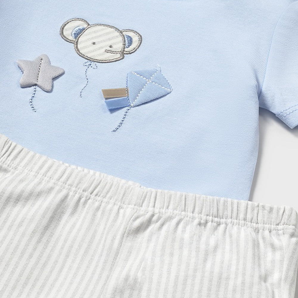 Mayoral Baby Boys Knit Set (4 Garments) Sky 1609