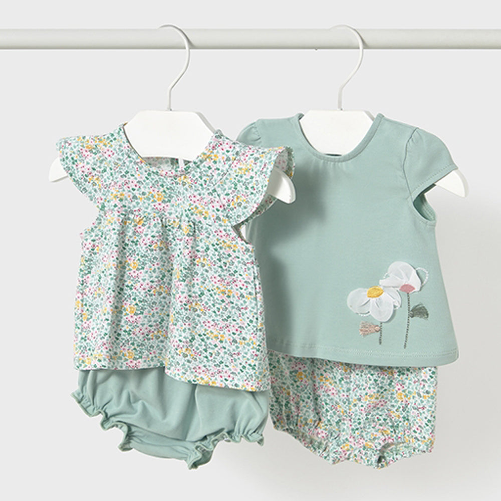 Mayoral Baby Girls Knit Set (4 Garments) Jade 1663