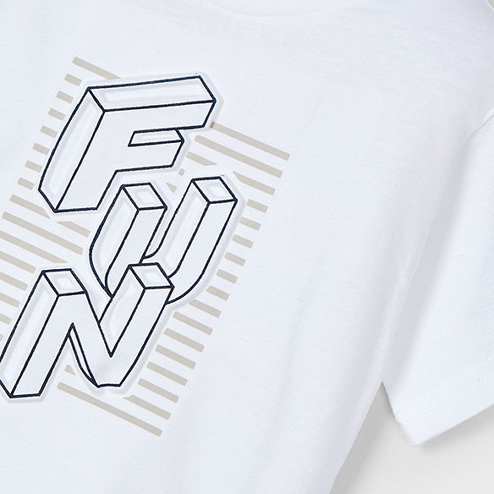 Mayoral Boys S/S T-Shirt White 3027