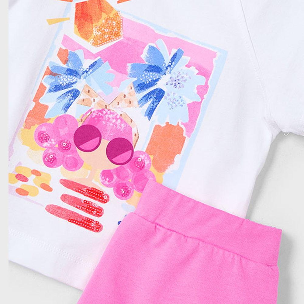 Mayoral Girls Shorts Set Camellia 3213