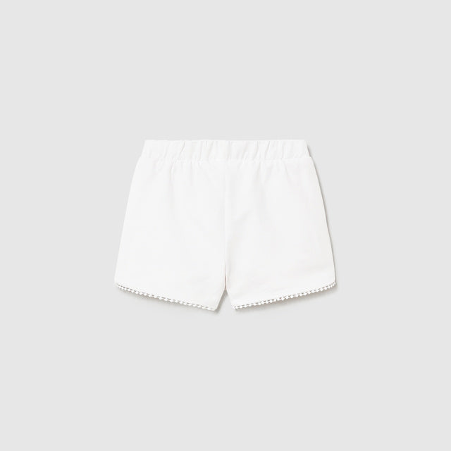Mayoral White Chenille shorts 603