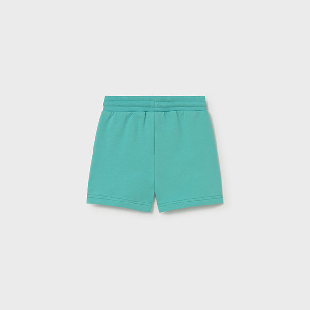 Mayoral Turquoise Basic fleece shorts 621