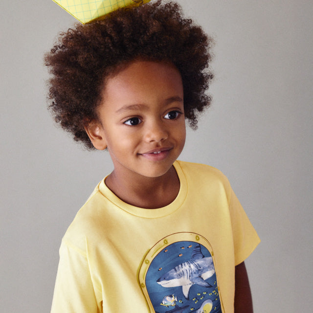 Mayoral Lemon Shirt window 3079