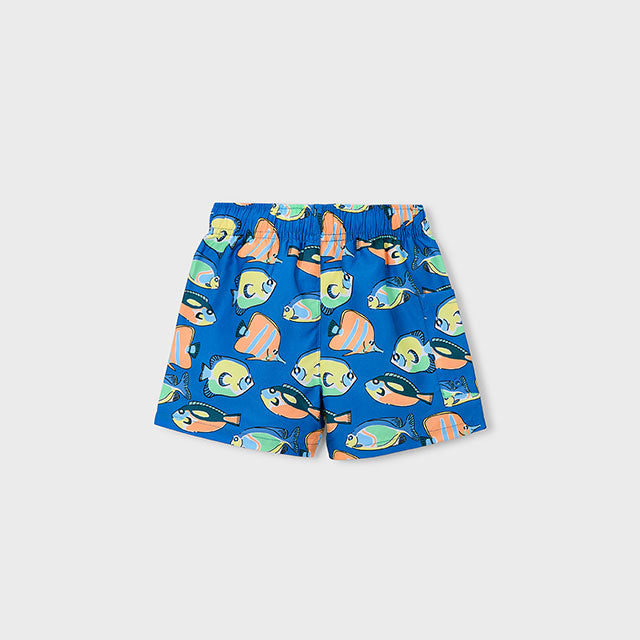 Mayoral Blue Printed swim shorts 3612