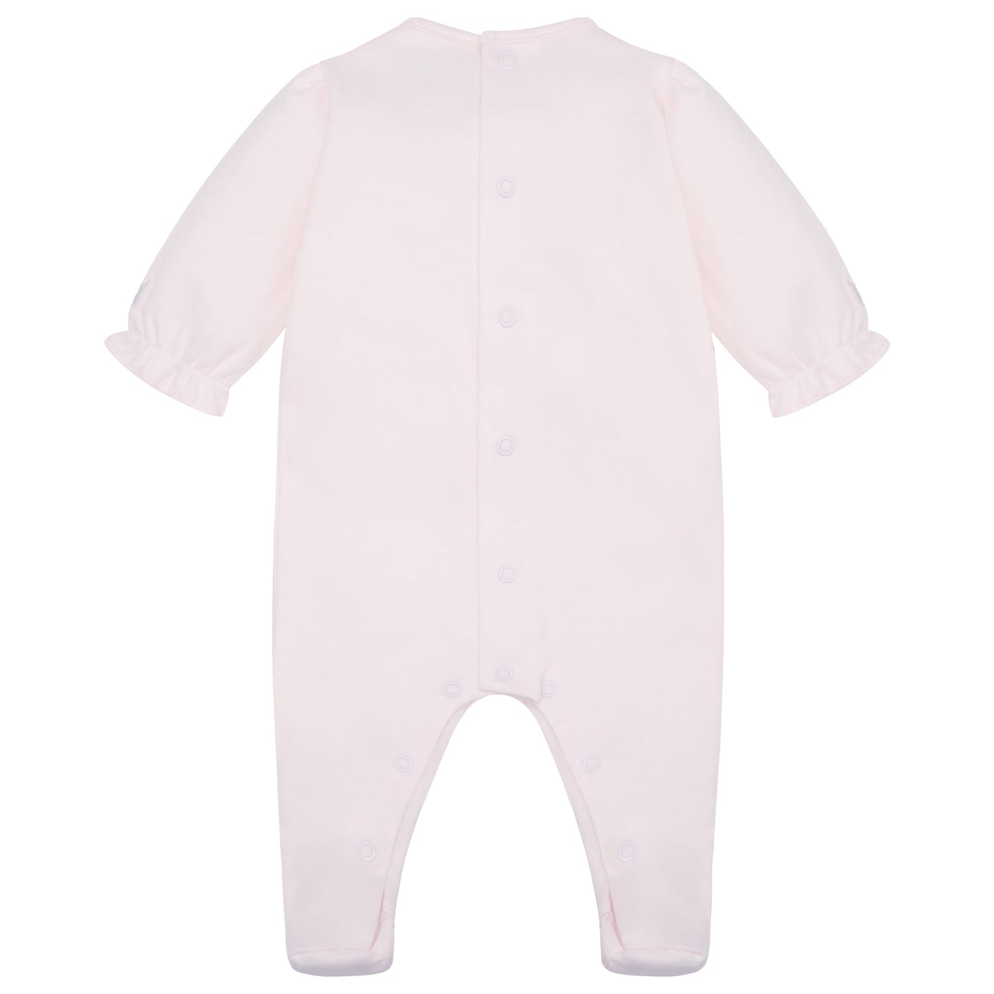 Emile Et Rose Kerry Pink Interlock All In One With Smocking Effect Yoke 2625PP