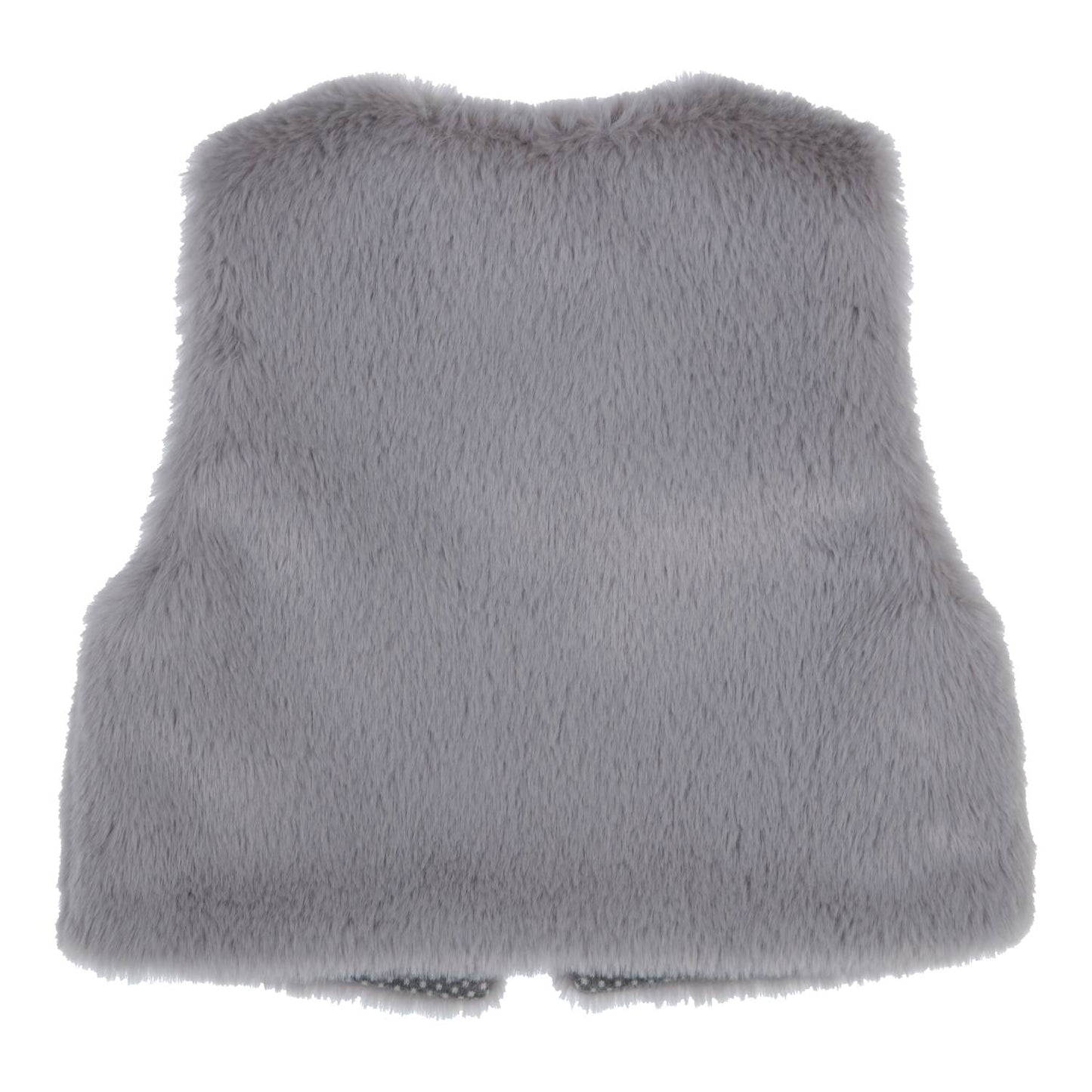 GYMP Girls Polla Gilet Pale Grey 354-6614-10 – reverse or detail view