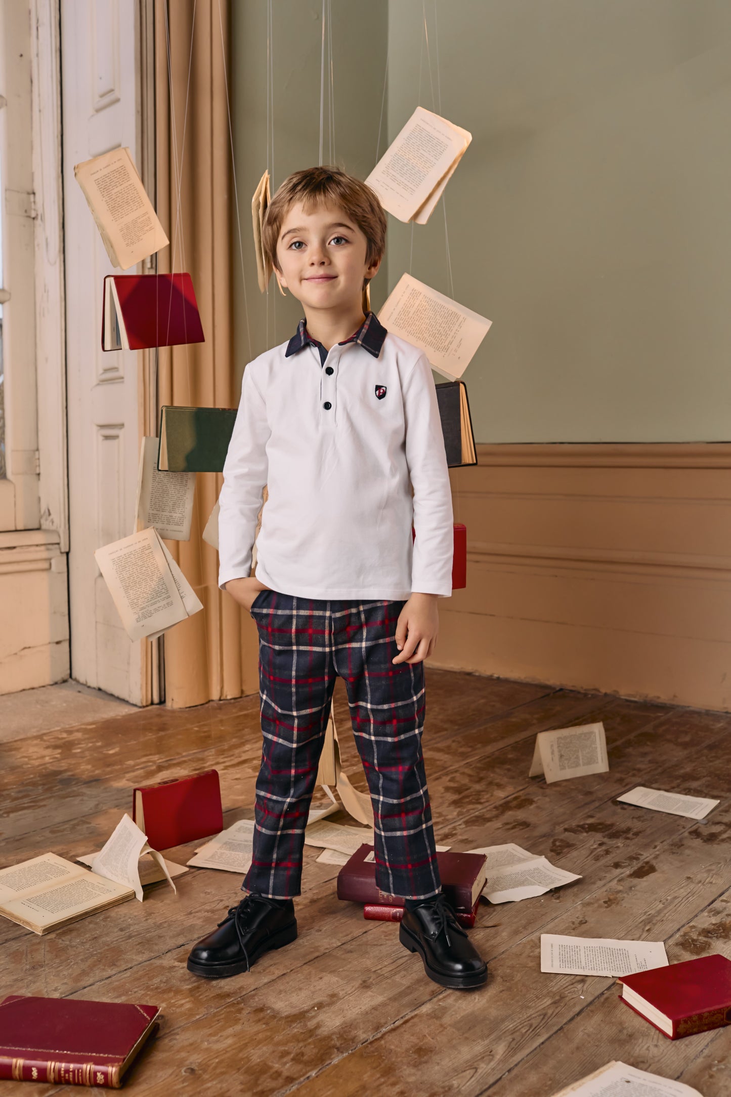 Patachou White Boy Polo Pl4133368