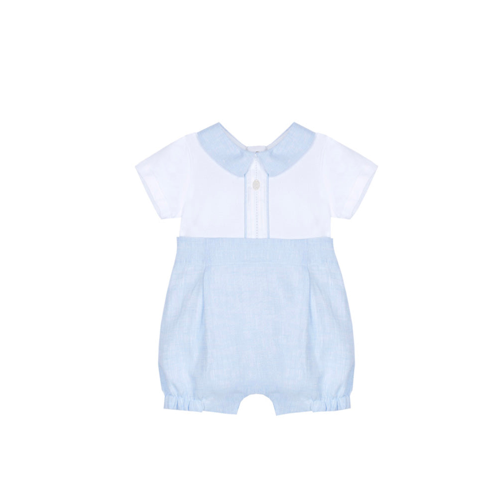 Patachou Baby Romper - Knit Blue MC4233063B