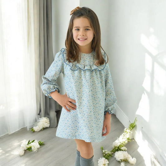 Rapife Dress L/S Blue-52 S 4516W25