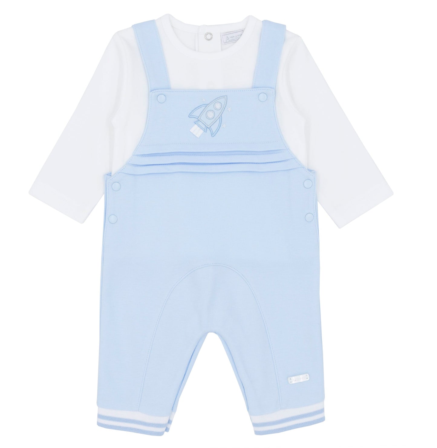 Amore by Kris x Kids Boys Blue Dungaree Set AM0031