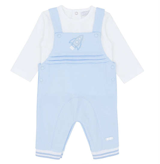 Amore by Kris x Kids Boys Blue Dungaree Set AM0031