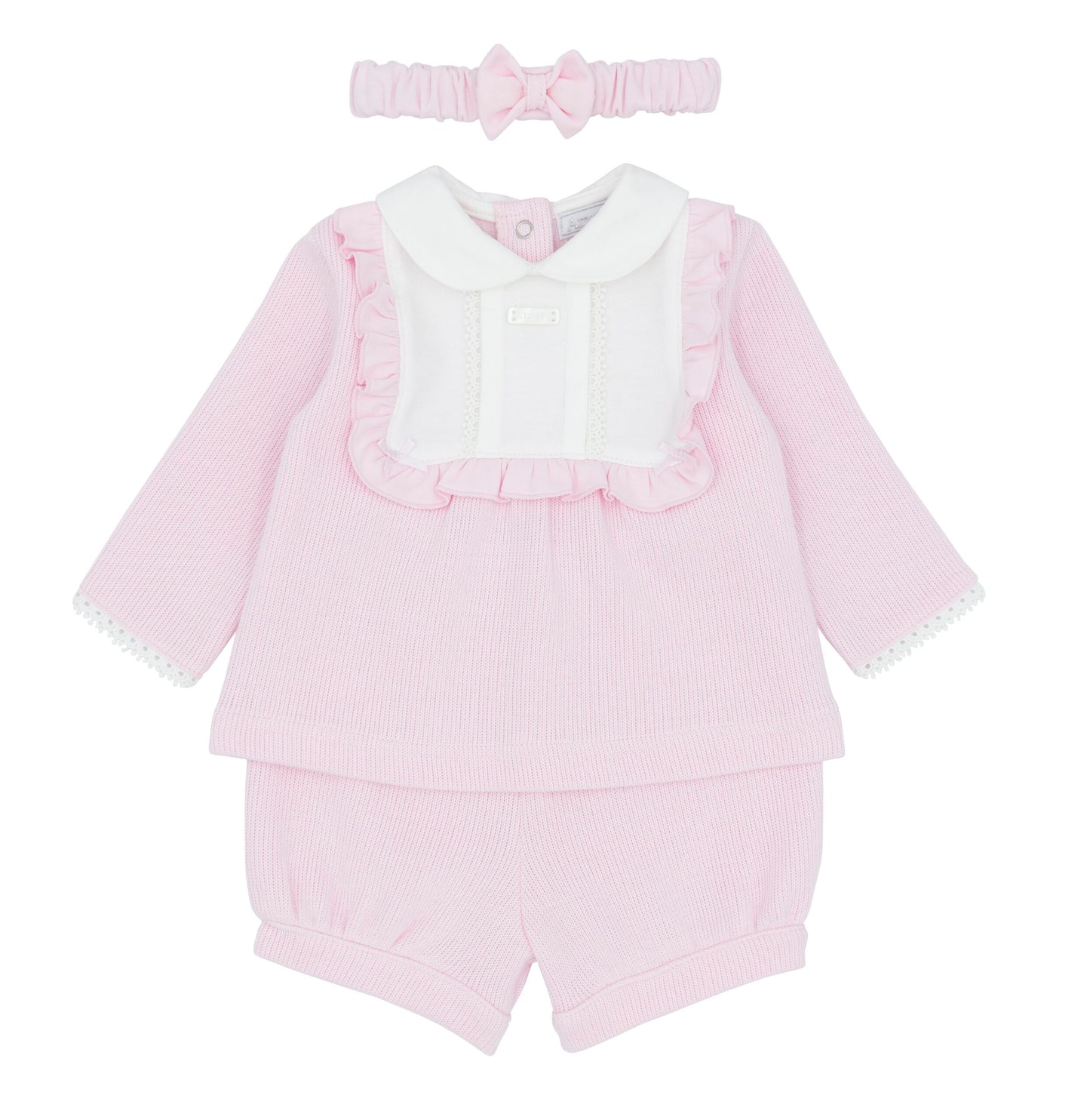 Amore by Kris x Kids Girls Pink Jam Pant Set With Headband AM0039