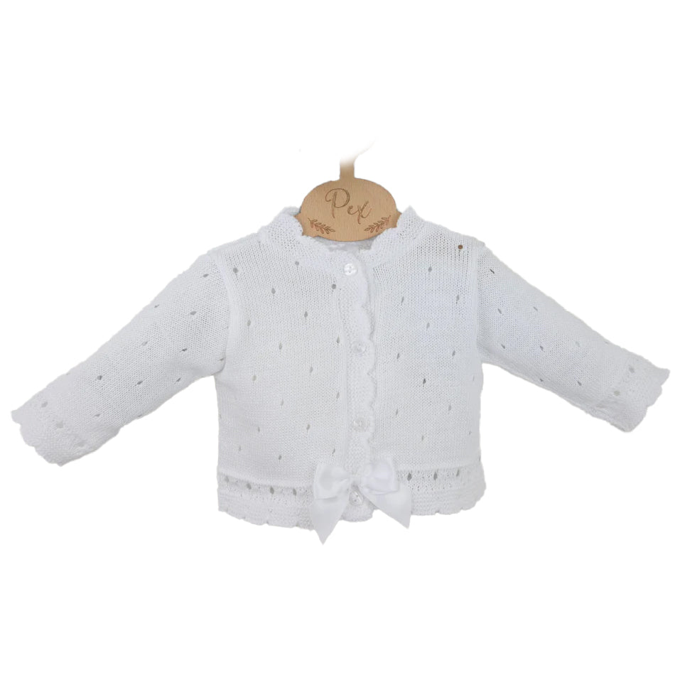 Pex White Miranda Cardigan