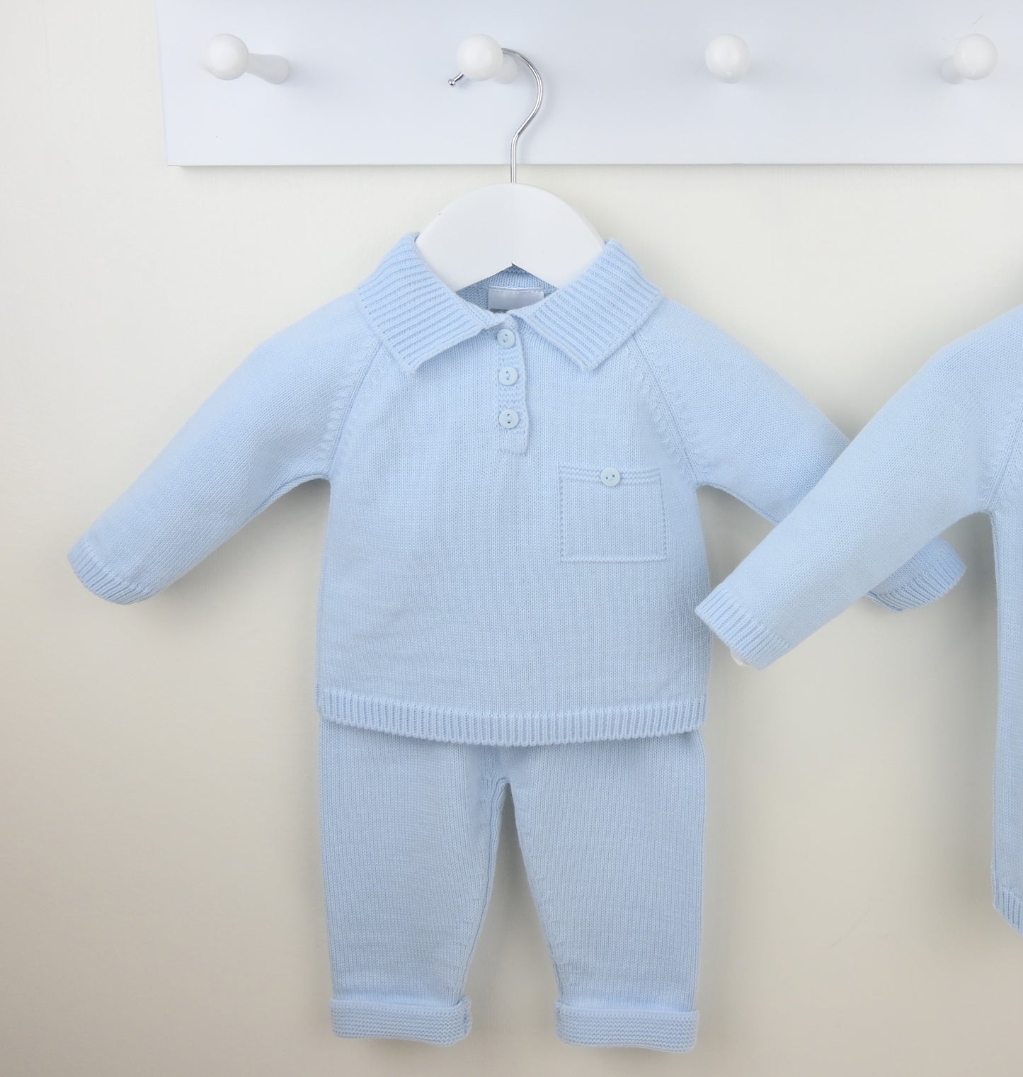 Pex Blue Louis Trouser Suit B0764