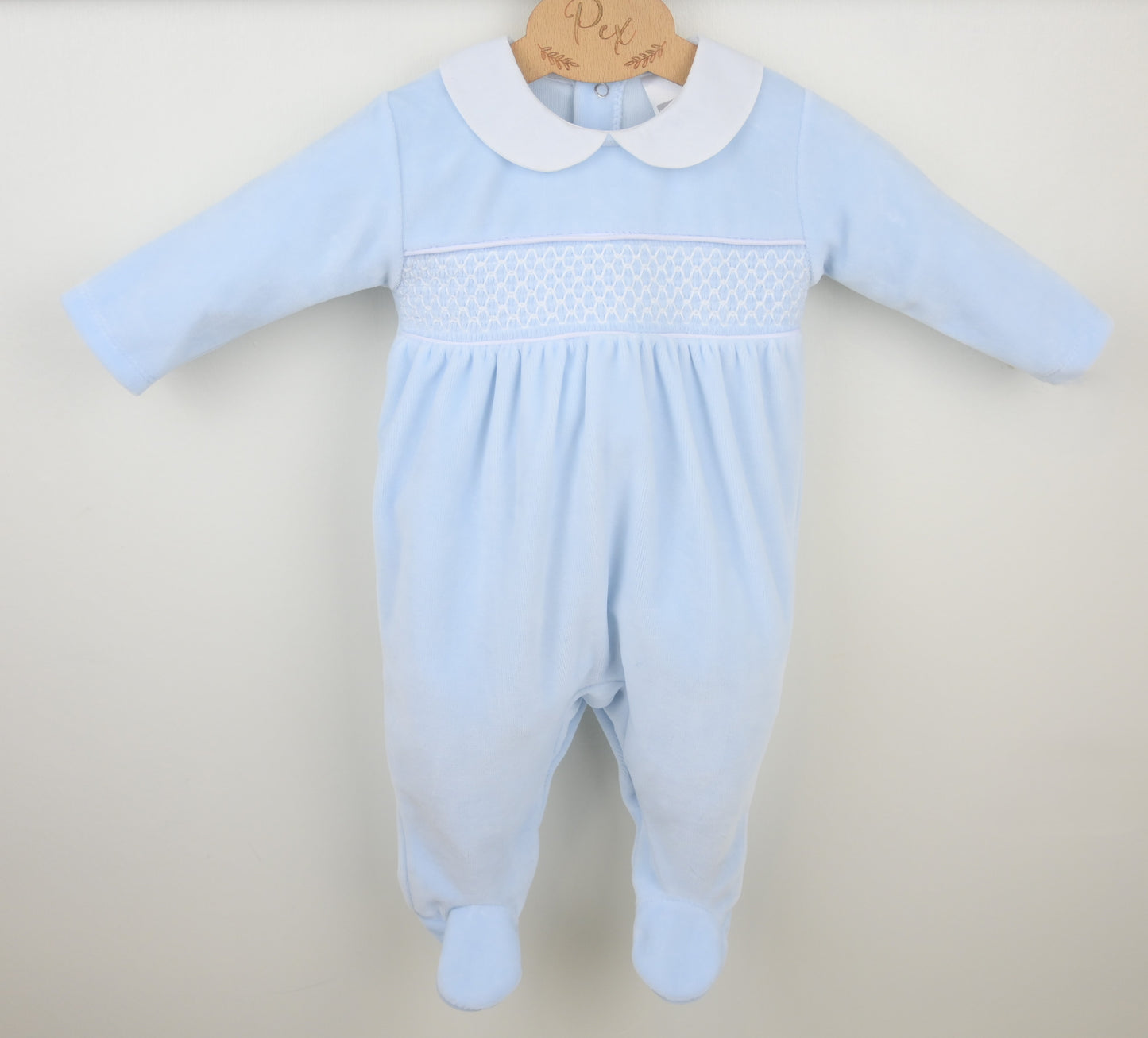 Pex Blue/White Albert Sleepsuit B0782