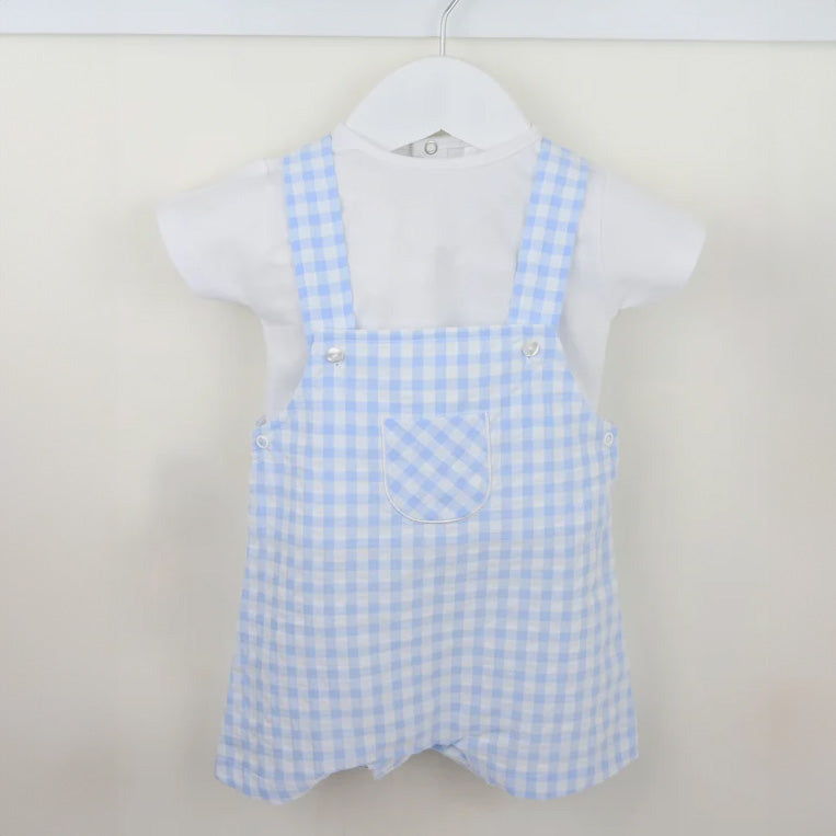 Pex Flynn Dungaree Suit White/blue B0897009