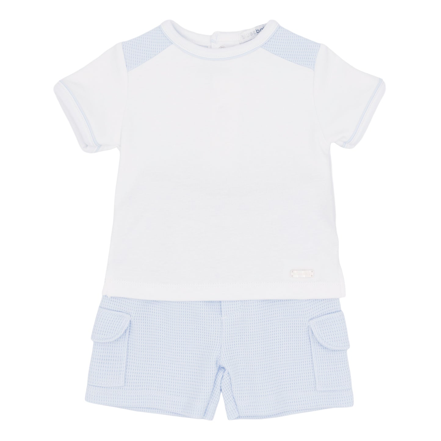 Blues Baby Boys Blue T Shirt & Short Set BB3038