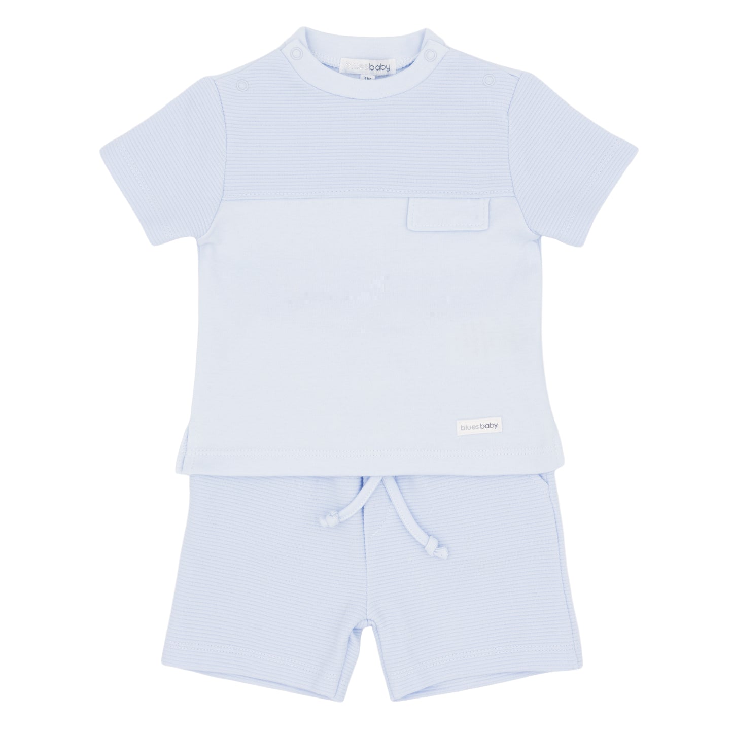 Blues Baby Boys Blue T Shirt & Short BB3063