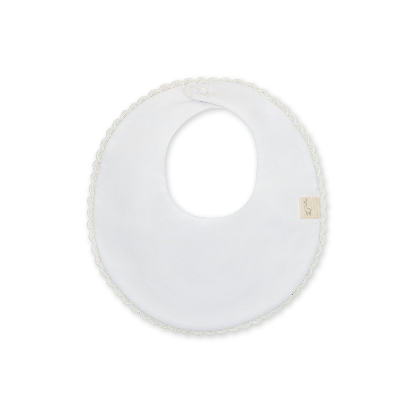 Baby Gi Bib White BG232