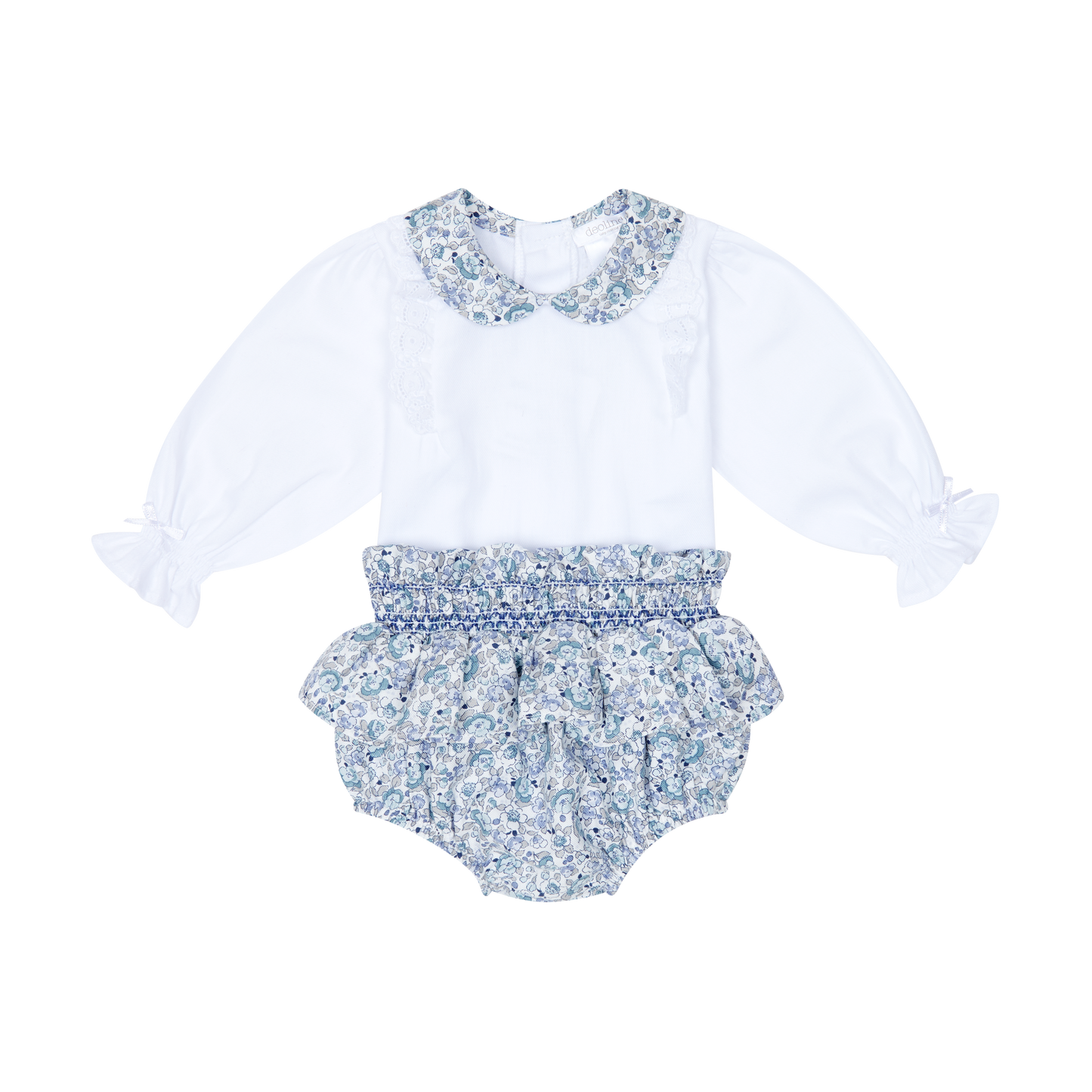 Deolinda Noche White/Floral 2 Pieces Set Dbi25720