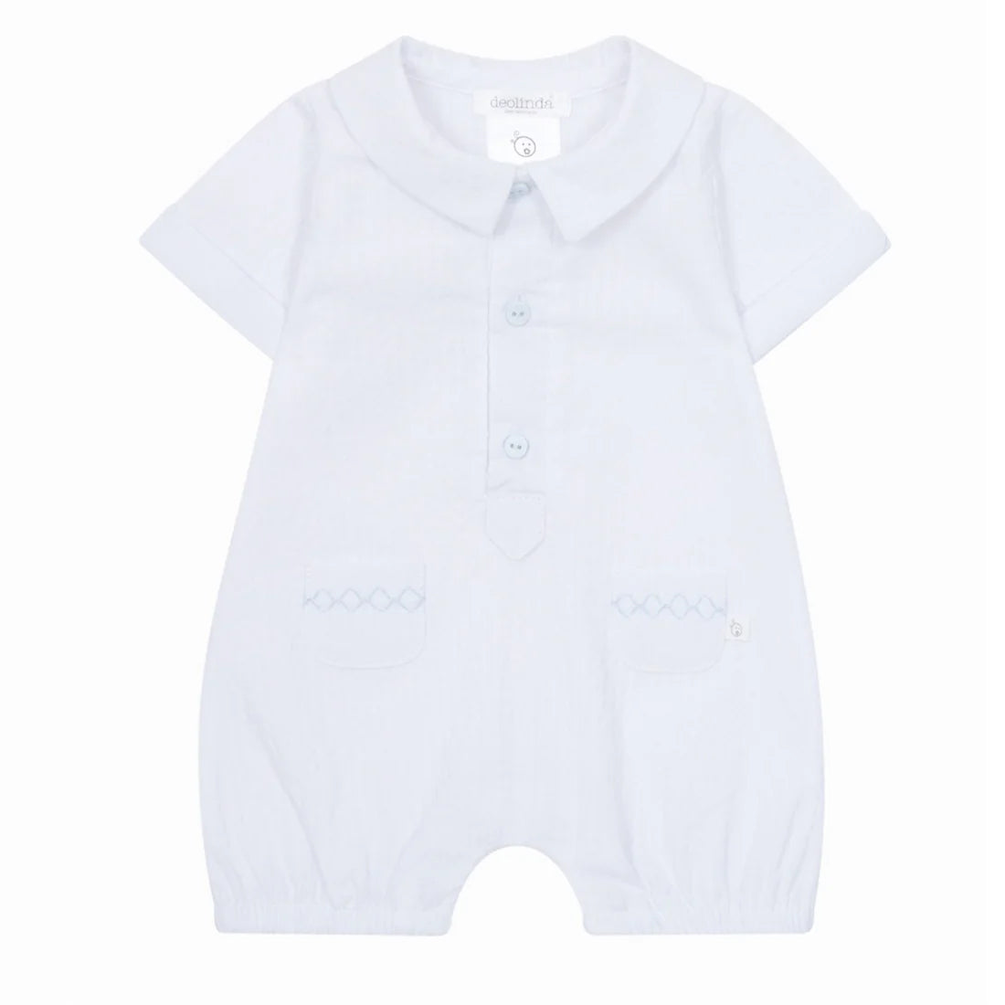Deolinda White Bombon Short Jumpsuit Dbv251506