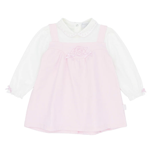 Pastels & Co Elspeth Too Cute Pinafore Dress Pink Pa-309E