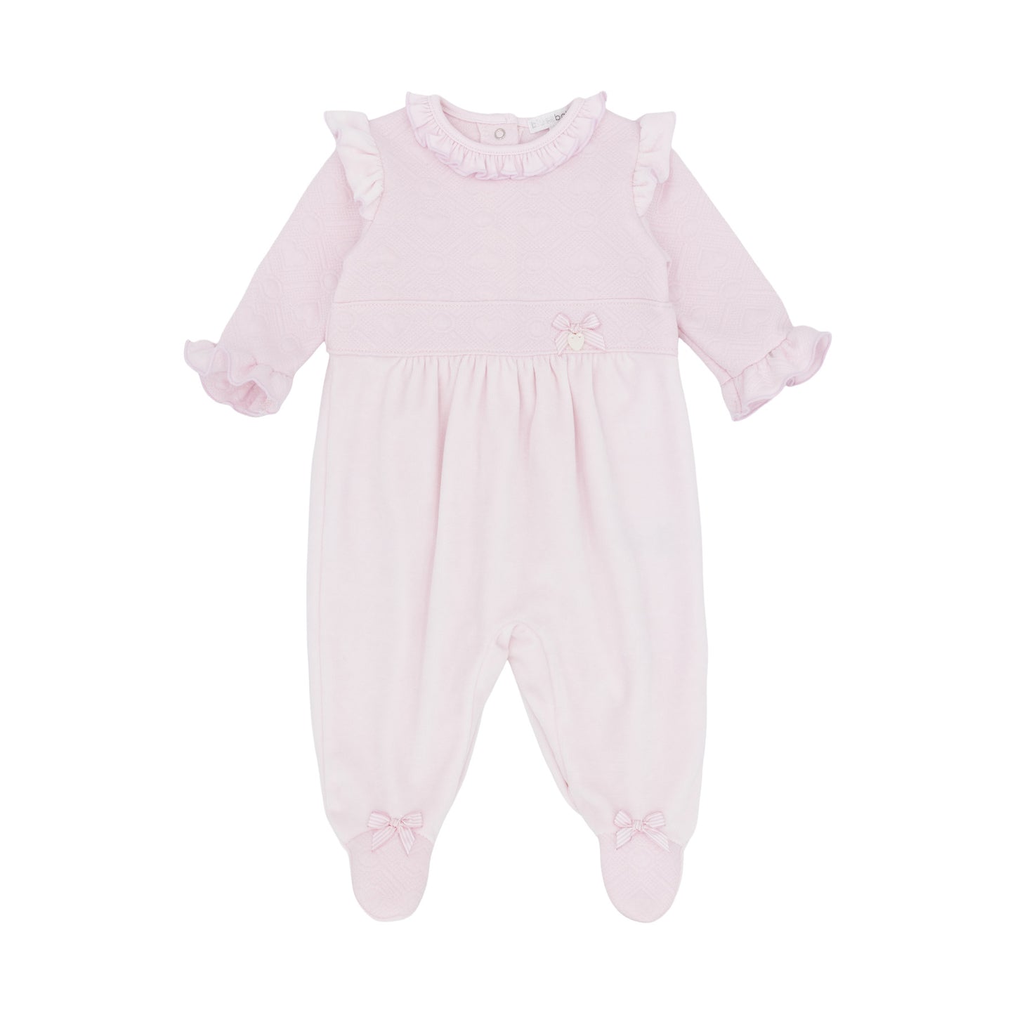 Blues Baby Girls Pink All in One BB3181 - front