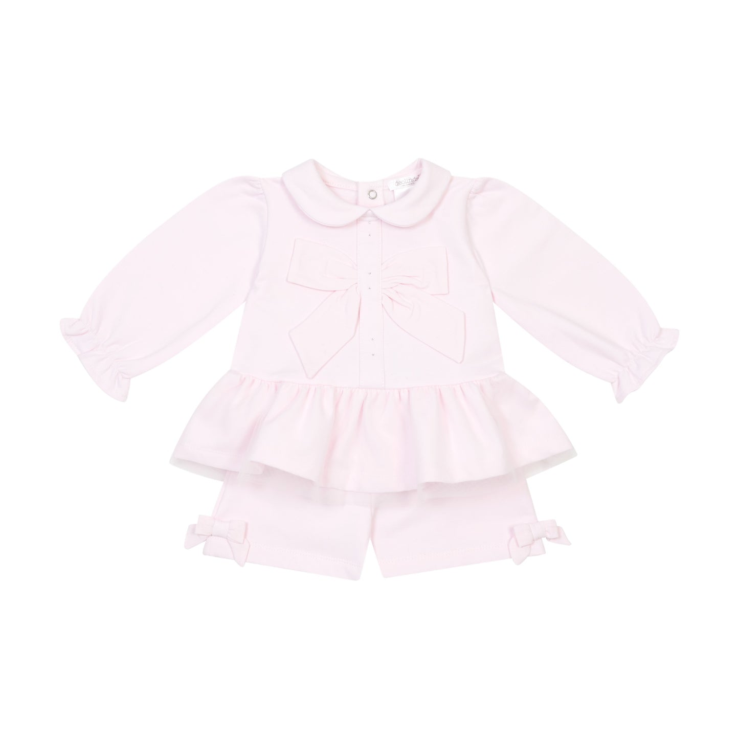 Deolinda Girls Lisa 2 Piece Set Pink DBI26727 – front view