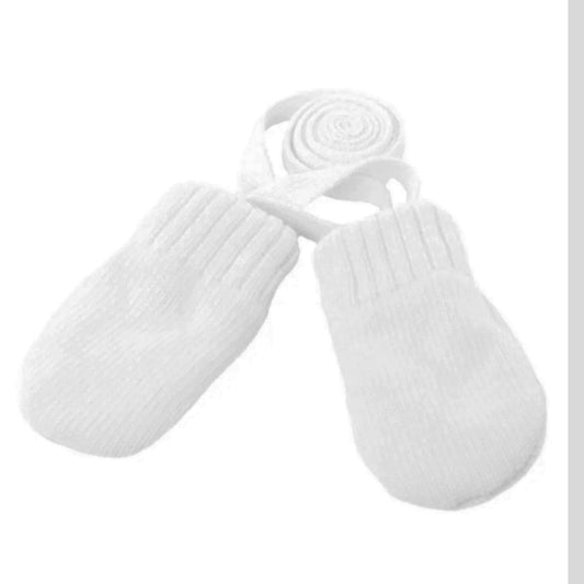 Jamiks Joly White Mittens Jzh452