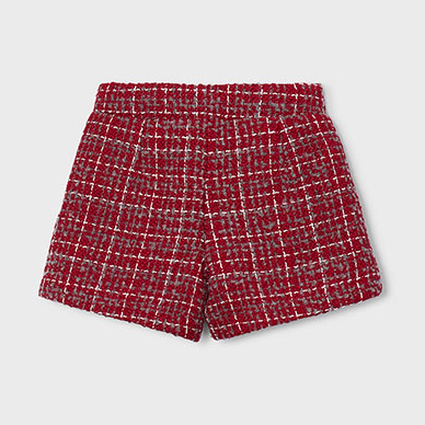 Mayoral Tweed Shorts Red 4230 – back