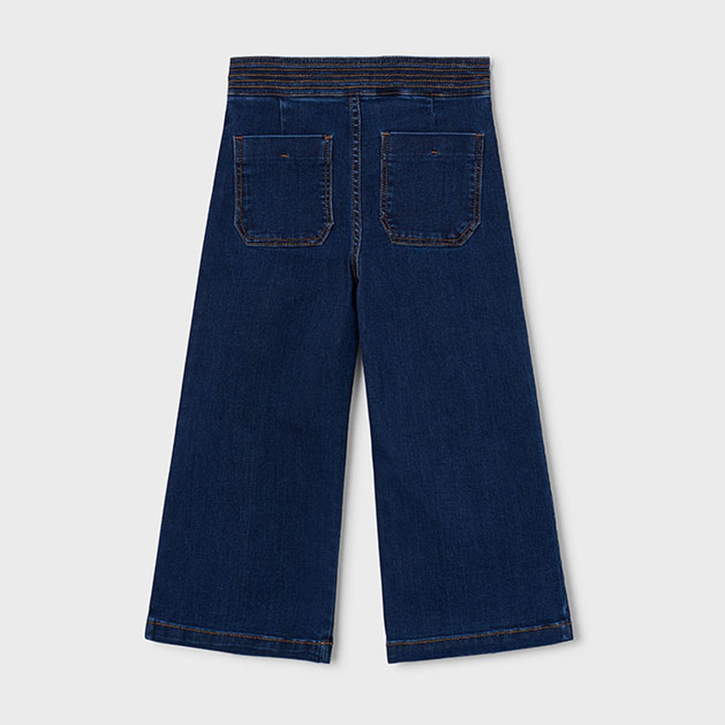 Mayoral Wide Leg Denim Pants Super Dark 4523 – back