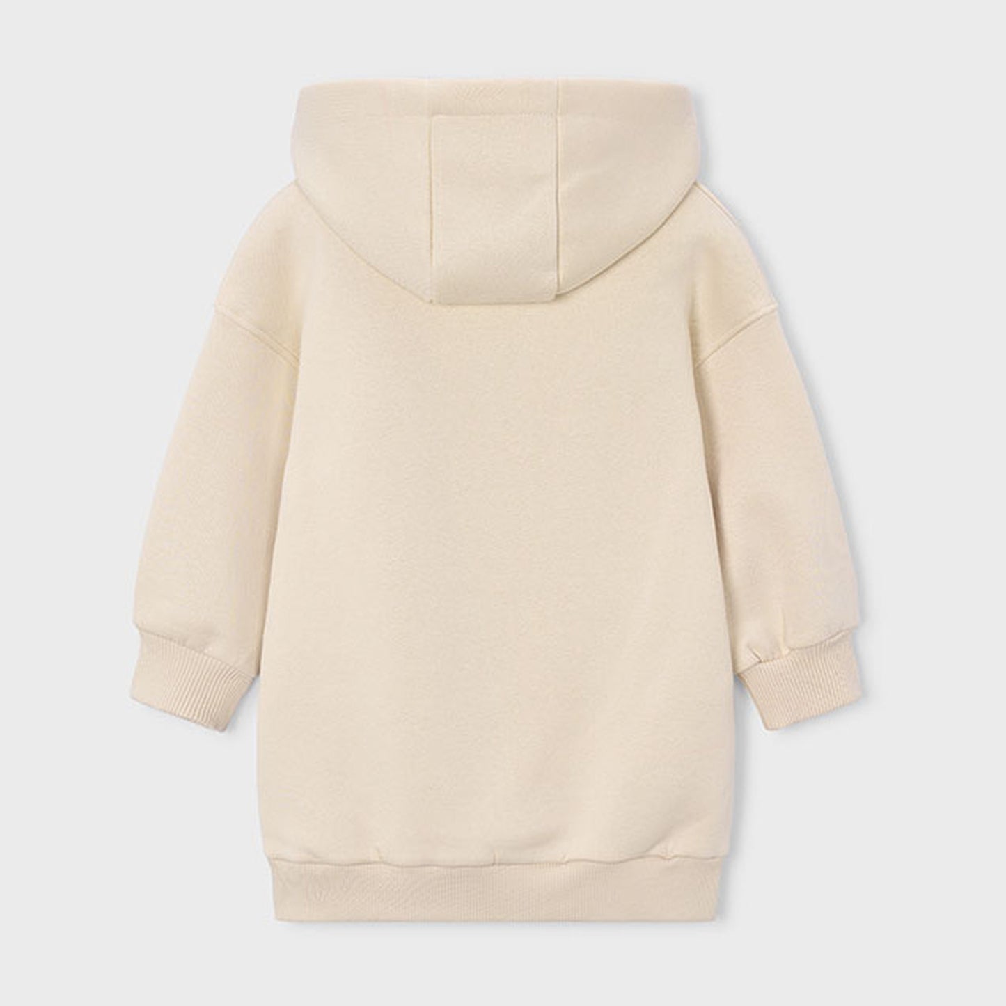 Mayoral Fleece Hooded Dress Light Khak 4916 – back
