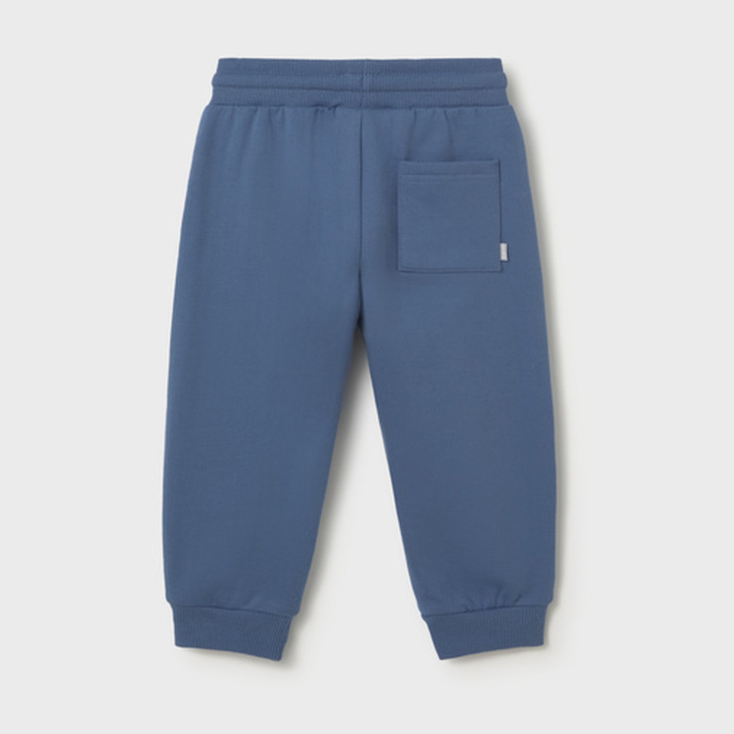 Mayoral Basic Cuffed Fleece Trousers Blue 704 – back