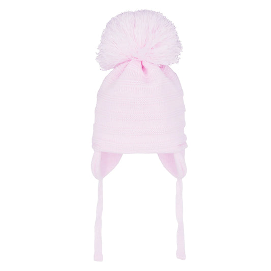 Pastels & Co Kendall Pink Single Pom Pom Nordic Hat T02C