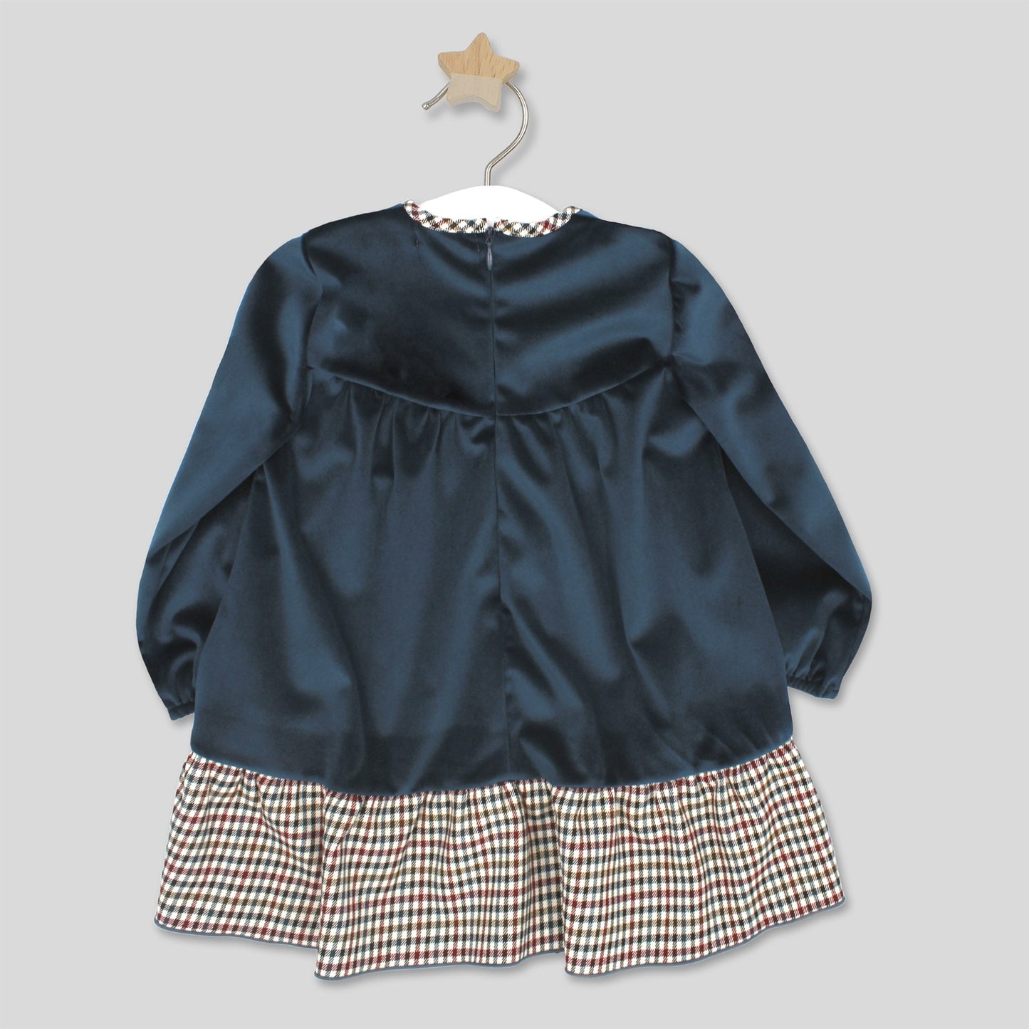 Rapife Girls Long Sleeve Dress Blue 5016W26 – additional view 3