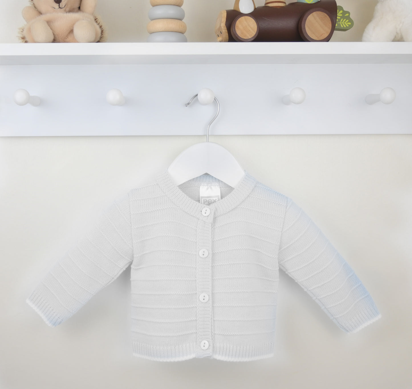 Pex White Daniel Cardigan B0734