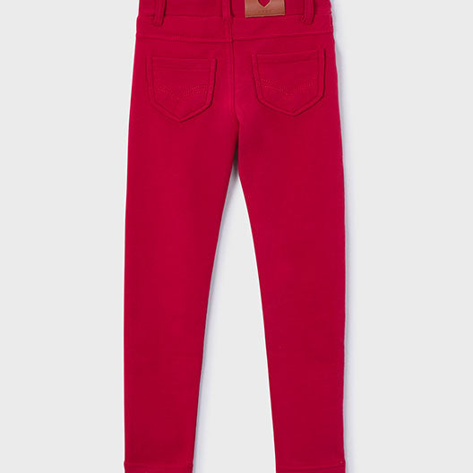 Mayoral Fleece basic trousers Red 511