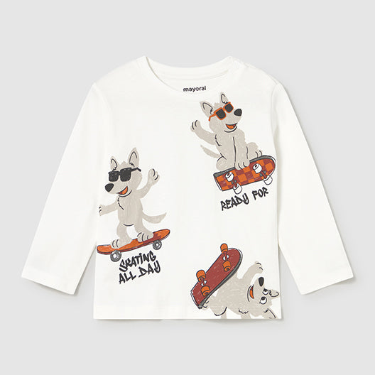 Mayoral L/s shirt Cream 2061
