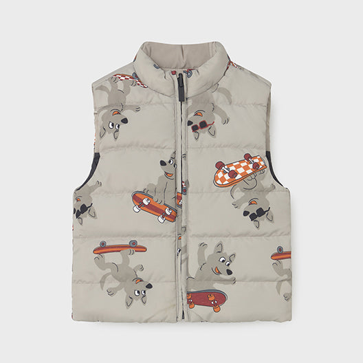 Mayoral Reversible vest Shadow 2348