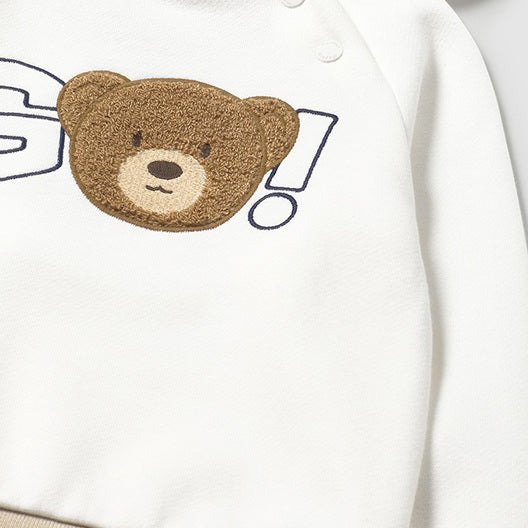 Mayoral Hooded pullover Cream 2414