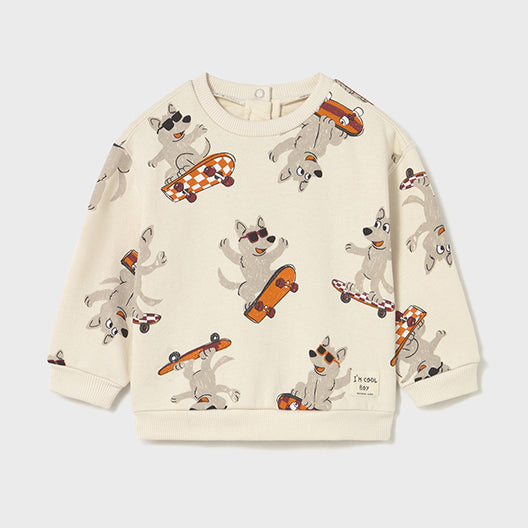 Mayoral Printed pullover Mushroom 2417