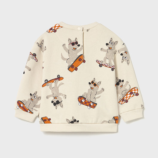 Mayoral Printed pullover Mushroom 2417